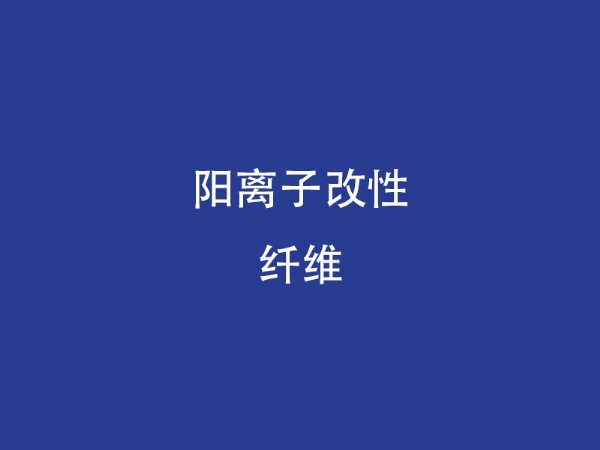 陽離子改性纖維